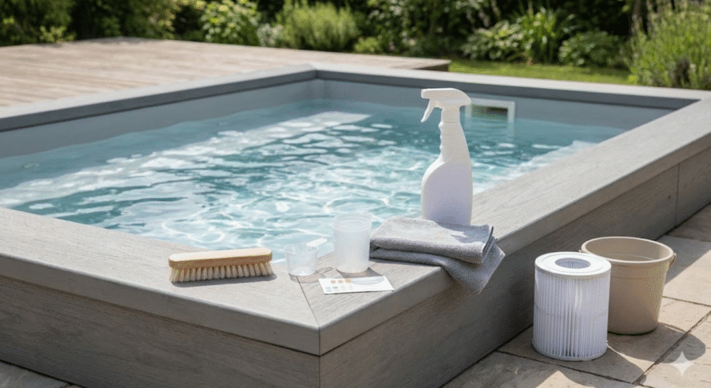 hot tub cleaning solutions