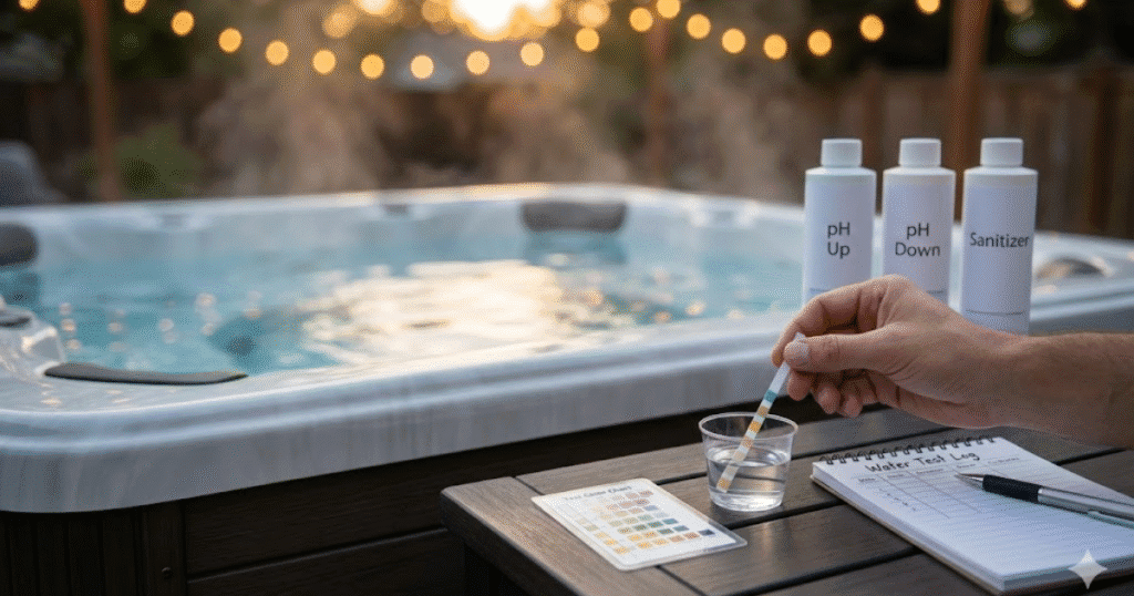 jacuzzi water testing