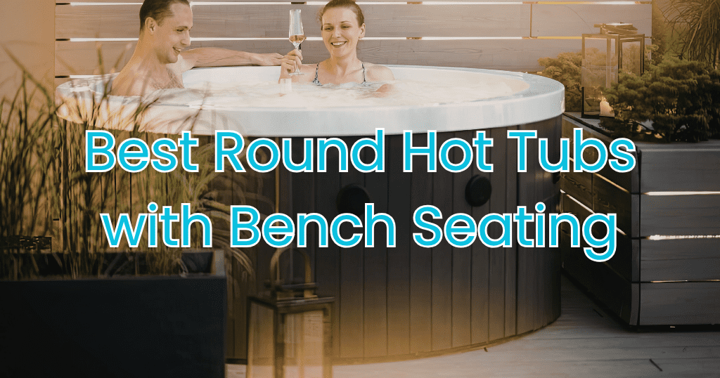best round hot tubs with bench