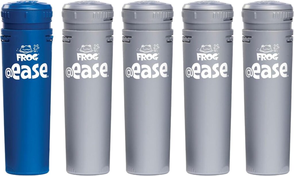 FROG @Ease in-Line Mineral Cartridge + 4 in-Line SmartChlor Cartridges for Hot Tubs