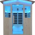 Relax and Rejuvenate: Review of the 4-Person Outdoor Infrared Sauna with Bluetooth and LED Features!