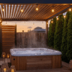 backyard hot tub privacy ideas