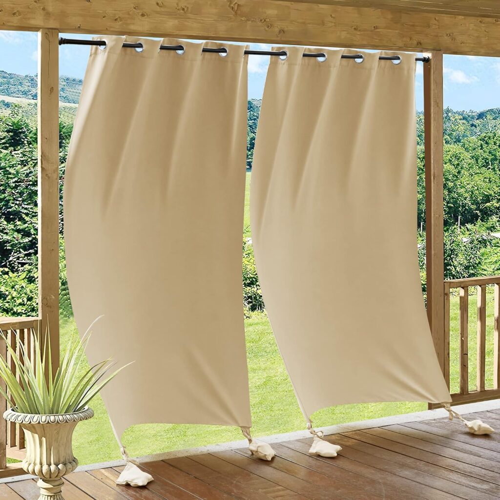 RYB HOME Windproof version with Weighted Bags for hot tub privacy
